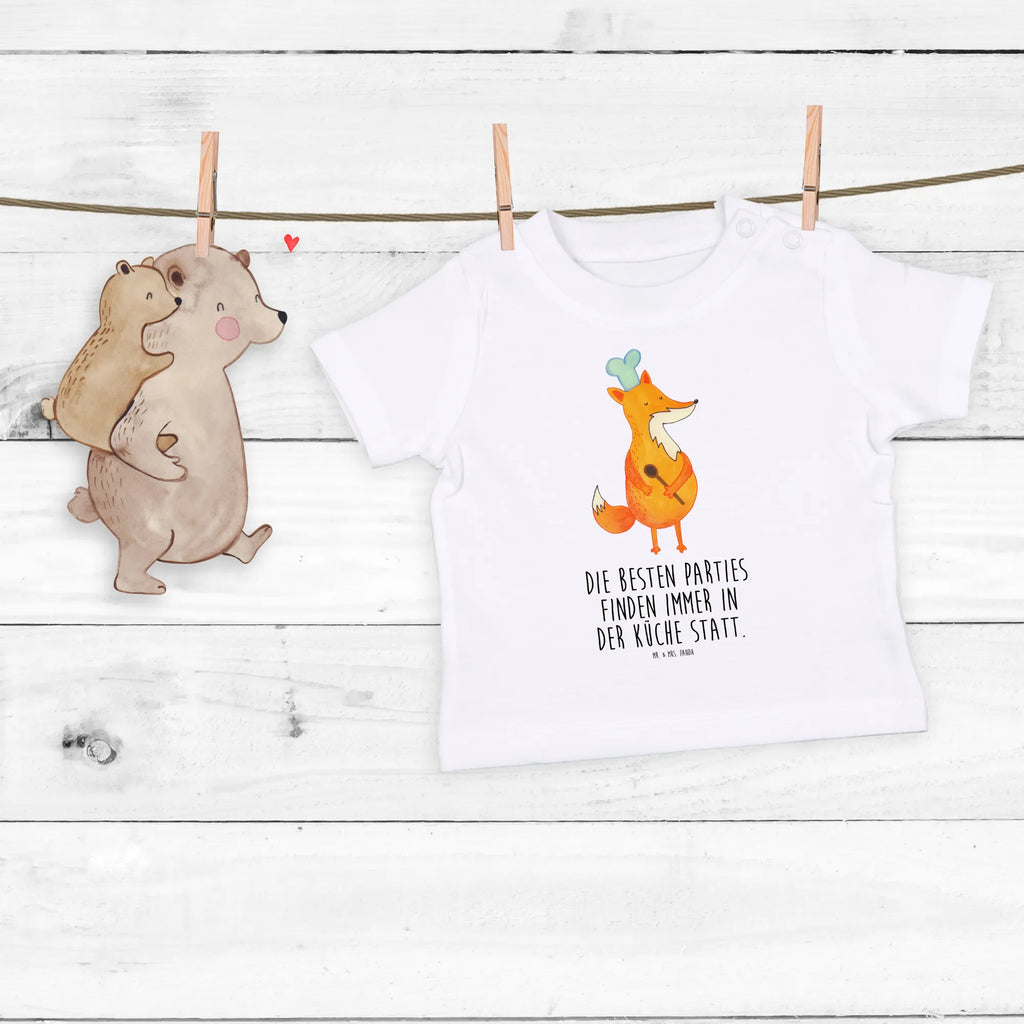 Organic Baby Shirt Fuchs Koch Baby T-Shirt, Jungen Baby T-Shirt, Mädchen Baby T-Shirt, Shirt, Fuchs, Füchse, Koch Geschenk, Küche Spruch, Küche Deko, Köche, Bäcker, Party Spruch, Spruch lustig, witzig