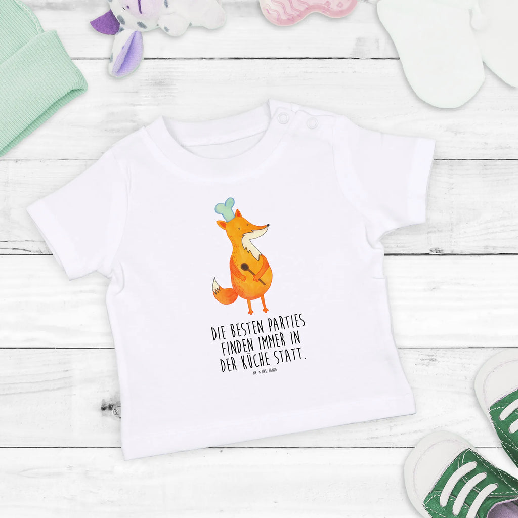 Organic Baby Shirt Fuchs Koch Baby T-Shirt, Jungen Baby T-Shirt, Mädchen Baby T-Shirt, Shirt, Fuchs, Füchse, Koch Geschenk, Küche Spruch, Küche Deko, Köche, Bäcker, Party Spruch, Spruch lustig, witzig