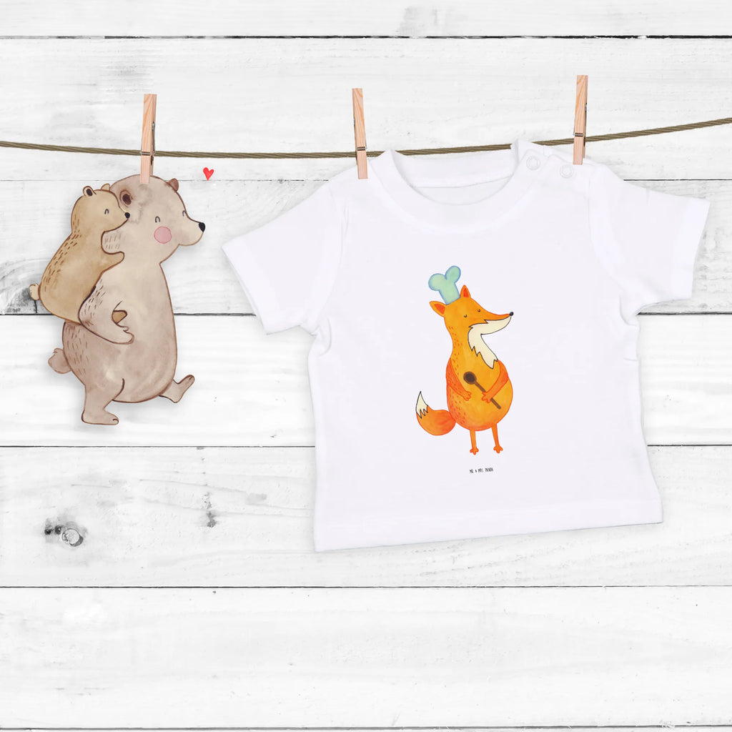 Organic Baby Shirt Fuchs Koch Baby T-Shirt, Jungen Baby T-Shirt, Mädchen Baby T-Shirt, Shirt, Fuchs, Füchse, Koch Geschenk, Küche Spruch, Küche Deko, Köche, Bäcker, Party Spruch, Spruch lustig, witzig