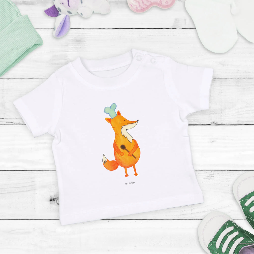 Organic Baby Shirt Fuchs Koch Baby T-Shirt, Jungen Baby T-Shirt, Mädchen Baby T-Shirt, Shirt, Fuchs, Füchse, Koch Geschenk, Küche Spruch, Küche Deko, Köche, Bäcker, Party Spruch, Spruch lustig, witzig