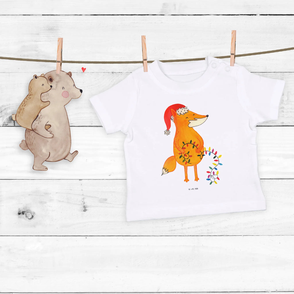 Organic Baby Shirt Fuchs Weihnachten Baby T-Shirt, Jungen Baby T-Shirt, Mädchen Baby T-Shirt, Shirt, Winter, Weihnachten, Weihnachtsdeko, Nikolaus, Advent, Heiligabend, Wintermotiv, Fuchs, Füchse, Spruch schön, Geschenk Weihnachten, Weihnachtsmann, Weihnachtszeit