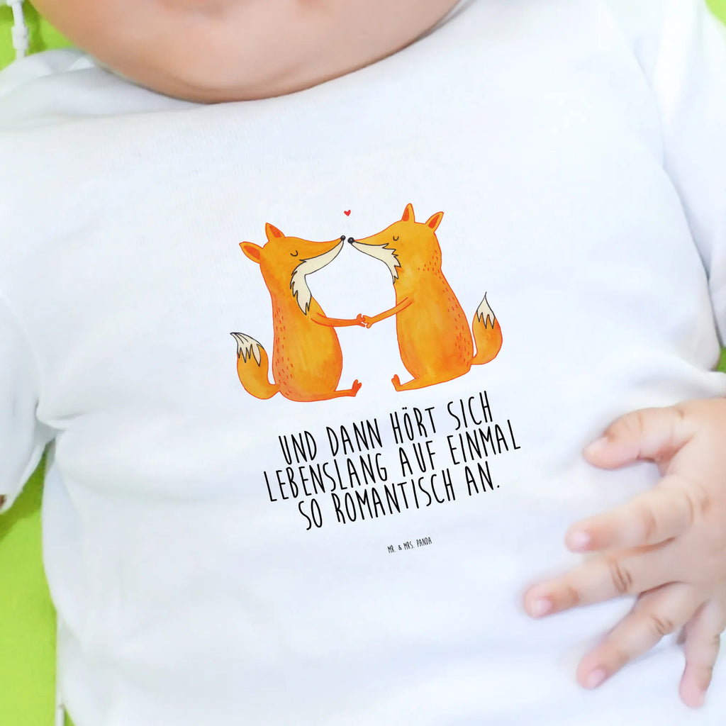 Organic Baby Shirt Füchse Liebe Baby T-Shirt, Jungen Baby T-Shirt, Mädchen Baby T-Shirt, Shirt, Fuchs, Füchse, Fox, Liebe, Liebespaar, Paar, Partner, Freundin, Freund, Ehe, Verlobte, Ehemann, Ehefrau, Liebesbeweis