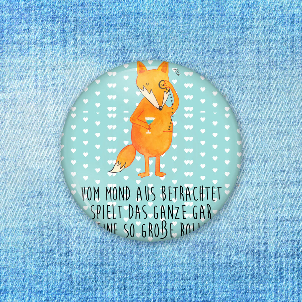 Button Fuchs Lord 50mm Button, Button, Pin, Anstecknadel, Fuchs, Füchse, tröstende Worte, Spruch lustig, Liebeskummer Geschenk, Motivation Spruch, Problemlösung