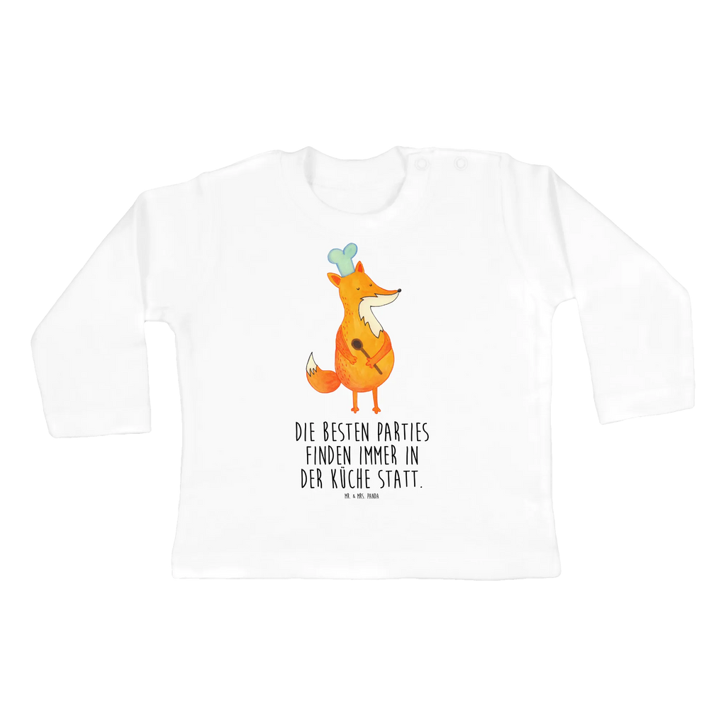 Baby Longsleeve Fuchs Koch Mädchen, Jungen, Baby, Langarm, Bio, Kleidung, Fuchs, Füchse, Koch Geschenk, Küche Spruch, Küche Deko, Köche, Bäcker, Party Spruch, Spruch lustig, witzig