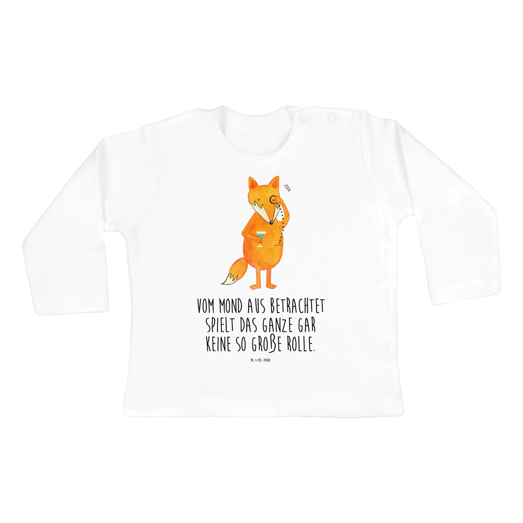 Baby Longsleeve Fuchs Lord Mädchen, Jungen, Baby, Langarm, Bio, Kleidung, Fuchs, Füchse, tröstende Worte, Spruch lustig, Liebeskummer Geschenk, Motivation Spruch, Problemlösung