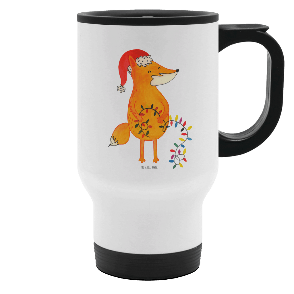 Thermobecher Fuchs Weihnachten Thermobecher, To Go Becher, Thermotasse, Kaffeebecher, Isolierbecher, Thermobecher To Go, Warmhaltetasse, Edelstahlbecher, Reisebecher, Tasse mit Deckel, Thermobecher für 400 ml, Kaffeetasse zum Mitnehmen, Tasse zum Mitnehmen, Spülmaschinenfest, Winter, Weihnachten, Weihnachtsdeko, Nikolaus, Advent, Heiligabend, Wintermotiv, Fuchs, Füchse, Spruch schön, Geschenk Weihnachten, Weihnachtsmann, Weihnachtszeit