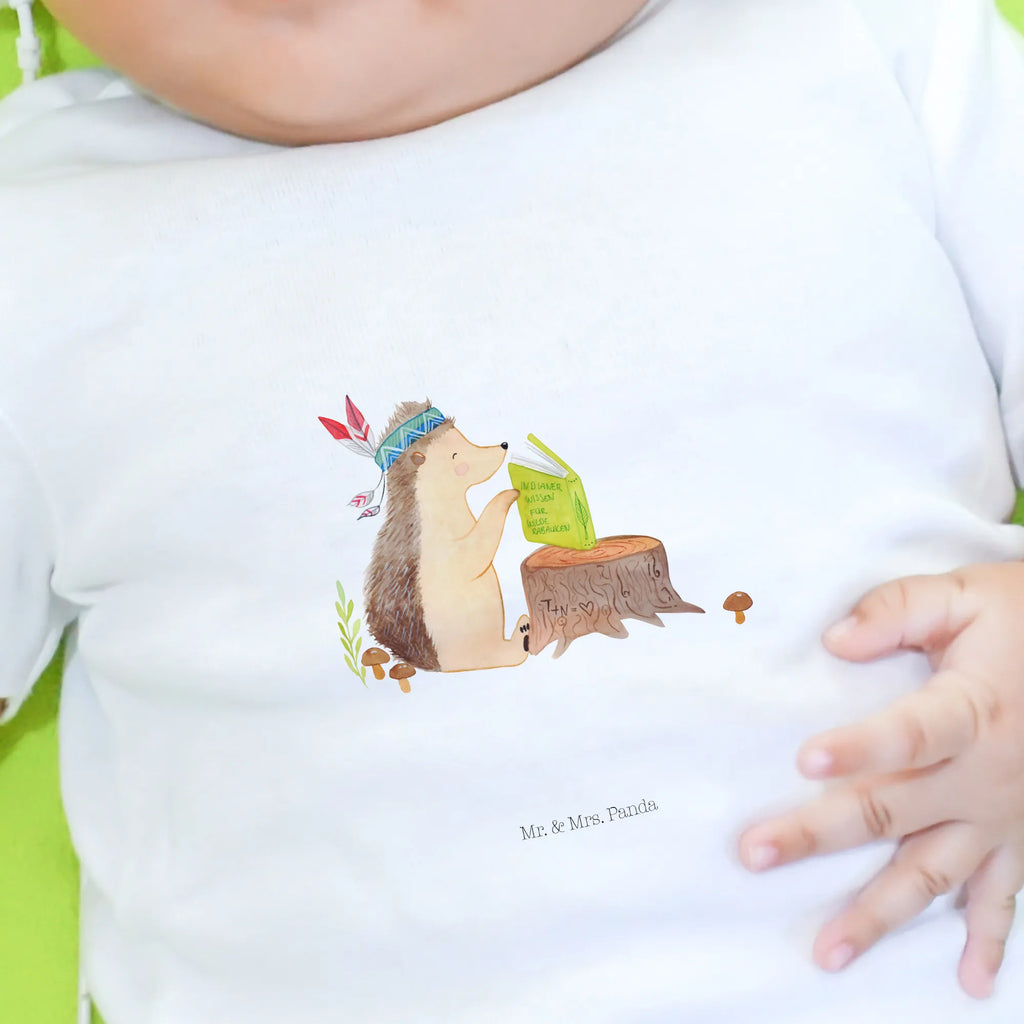 Organic Baby Shirt Igel Federschmuck Baby T-Shirt, Jungen Baby T-Shirt, Mädchen Baby T-Shirt, Shirt, Waldtiere, Tiere, Igel, Indianer, Abenteuer, Lagerfeuer, Camping