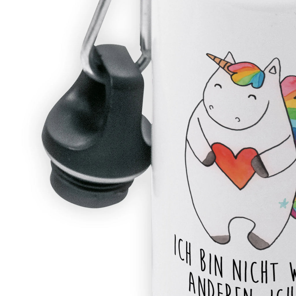 Kindertrinkflasche Einhorn Herz Kindertrinkflasche, Kinder Trinkflasche, Trinkflasche, Flasche, Kinderflasche, Kinder, Kids, Kindergarten Flasche, Grundschule, Jungs, Mädchen, Einhorn, Einhörner, Einhorn Deko, Pegasus, Unicorn, Herz, schlimm, böse, witzig, lustig, Freundin, anders, bunt