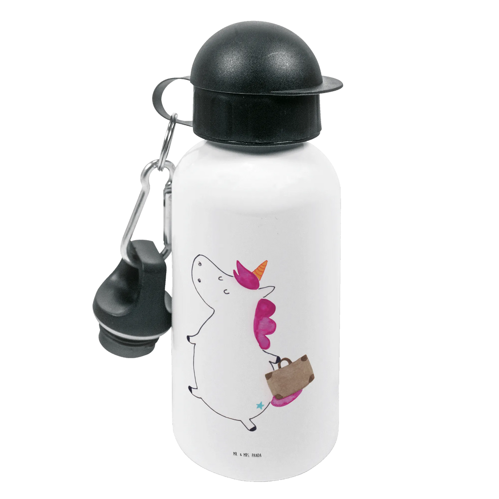 Kindertrinkflasche Einhorn Koffer Kindertrinkflasche, Kinder Trinkflasche, Trinkflasche, Flasche, Kinderflasche, Kinder, Kids, Kindergarten Flasche, Grundschule, Jungs, Mädchen, Einhorn, Einhörner, Einhorn Deko, Pegasus, Unicorn, unicorn, Koffer, Verreisen, Reise, Gepäck, Abenteuer, Erwachsen, Kind, albern, Spaß, lustig, witzig