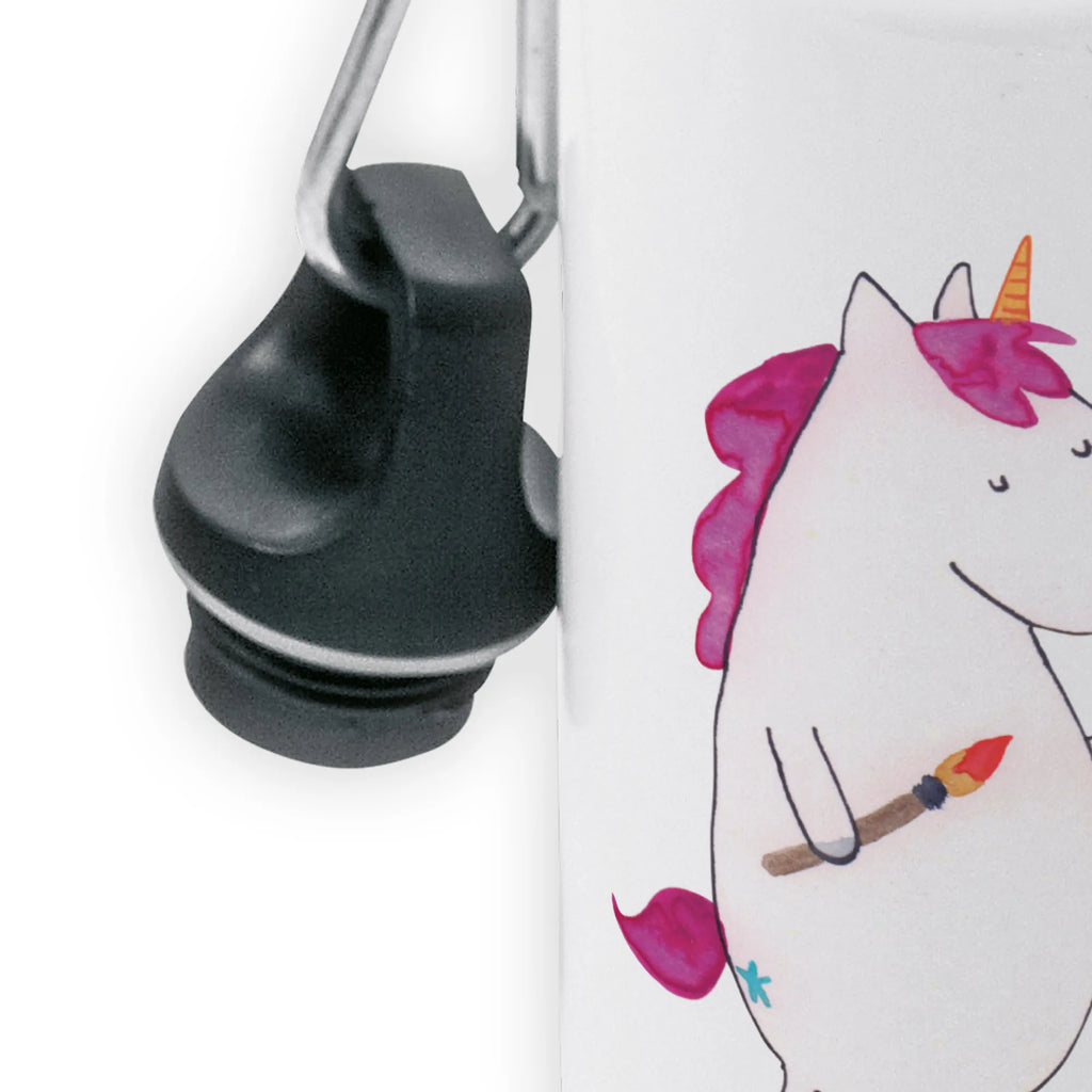 Kindertrinkflasche Einhorn Künstler Kindertrinkflasche, Kinder Trinkflasche, Trinkflasche, Flasche, Kinderflasche, Kinder, Kids, Kindergarten Flasche, Grundschule, Jungs, Mädchen, Einhorn, Einhörner, Einhorn Deko, Unicorn, Englisch, Künstler, Artist, Malen, Zeichnen, Welt, Farbe, Stift, Pinsel, Geschenk, Maler