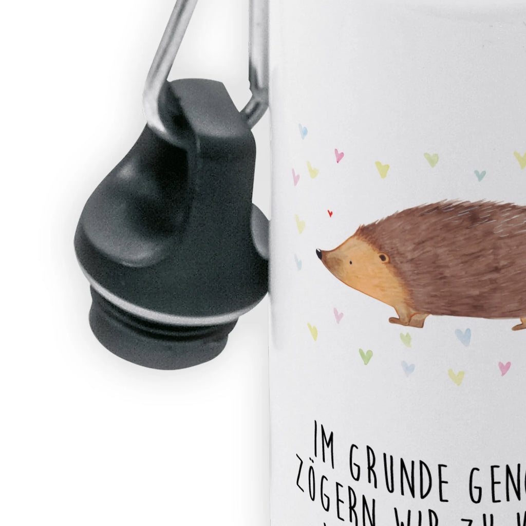 Kindertrinkflasche Igel Herzen Kindertrinkflasche, Kinder Trinkflasche, Trinkflasche, Flasche, Kinderflasche, Kinder, Kids, Kindergarten Flasche, Grundschule, Jungs, Mädchen, Tiermotive, Gute Laune, lustige Sprüche, Tiere, Liebe, Herz, Herzen, Igel, Vertrauen, Kuss, Leben