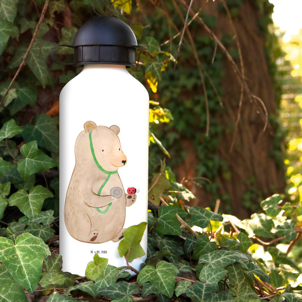 Kindertrinkflasche Bär Arzt Kindertrinkflasche, Kinder Trinkflasche, Trinkflasche, Flasche, Kinderflasche, Kinder, Kids, Kindergarten Flasche, Grundschule, Jungs, Mädchen, Bär, Teddy, Teddybär, Arzt, Ärztin, Doktor, Professor, Doktorin, Professorin