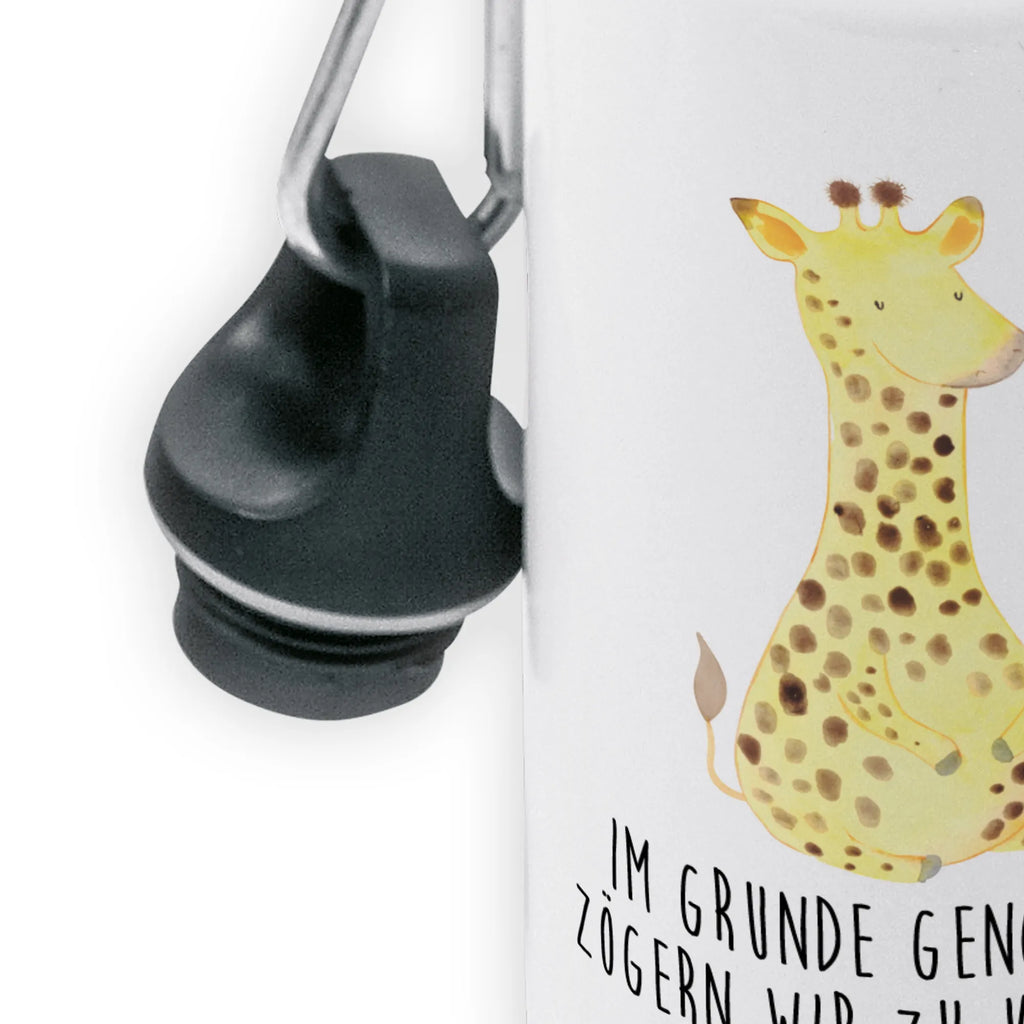 Kindertrinkflasche Giraffe Zufrieden Kindertrinkflasche, Kinder Trinkflasche, Trinkflasche, Flasche, Kinderflasche, Kinder, Kids, Kindergarten Flasche, Grundschule, Jungs, Mädchen, Afrika, Wildtiere, Giraffe, Zufrieden, Glück, Abenteuer