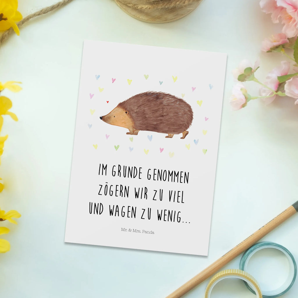 Postkarte Igel Herzen Postkarte, Karte, Geschenkkarte, Grußkarte, Einladung, Ansichtskarte, Geburtstagskarte, Einladungskarte, Dankeskarte, Ansichtskarten, Einladung Geburtstag, Einladungskarten Geburtstag, Tiermotive, Gute Laune, lustige Sprüche, Tiere, Liebe, Herz, Herzen, Igel, Vertrauen, Kuss, Leben