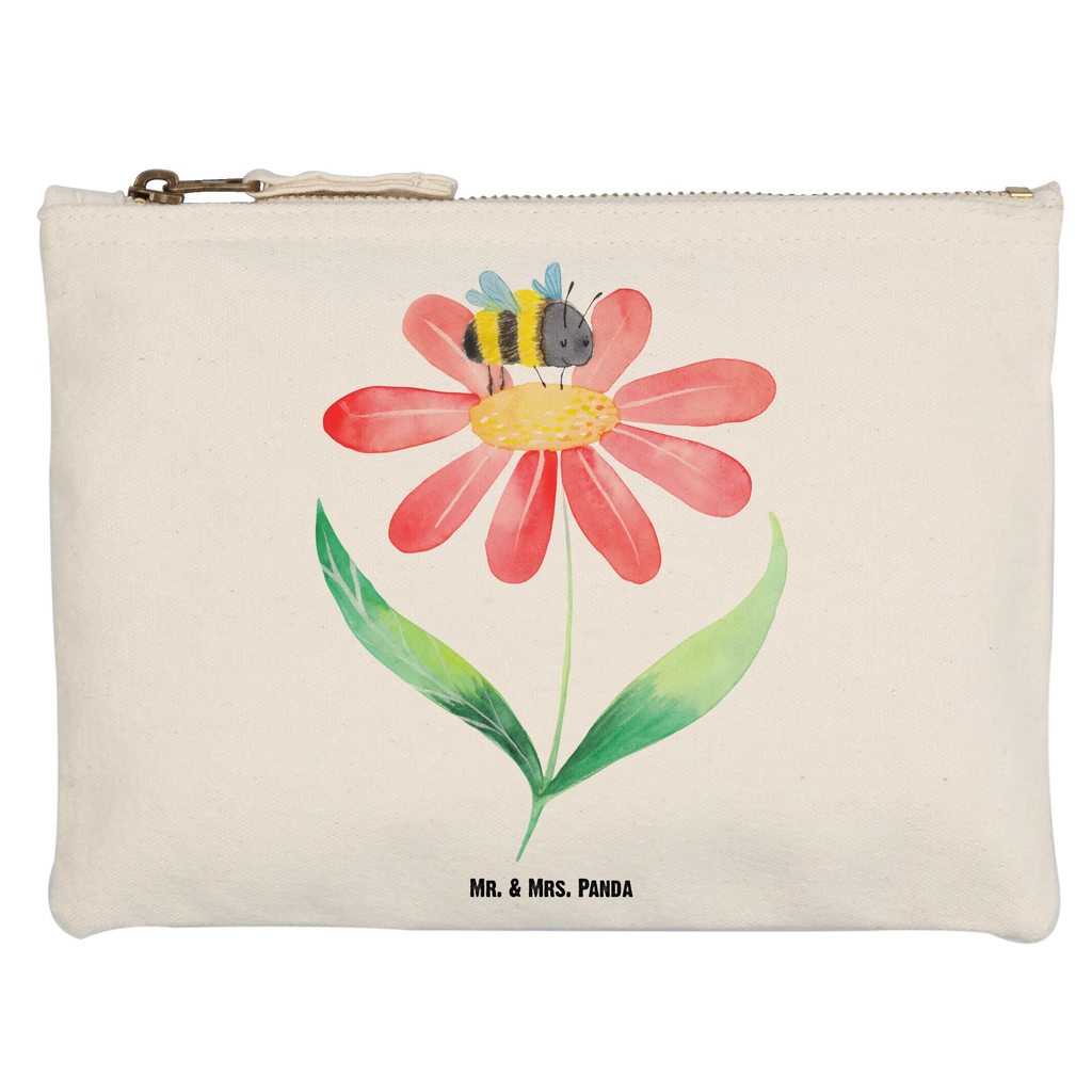 Schminktasche Hummel Blume Schminktasche, Kosmetiktasche, Kosmetikbeutel, Stiftemäppchen, Etui, Federmappe, Makeup, XXL, Schminketui, Kosmetiketui, Schlamperetui, Tiermotive, Gute Laune, lustige Sprüche, Tiere, Hummel, Blume, Wespe, Flauschig, Natur, Feld, Hummeln, Biene