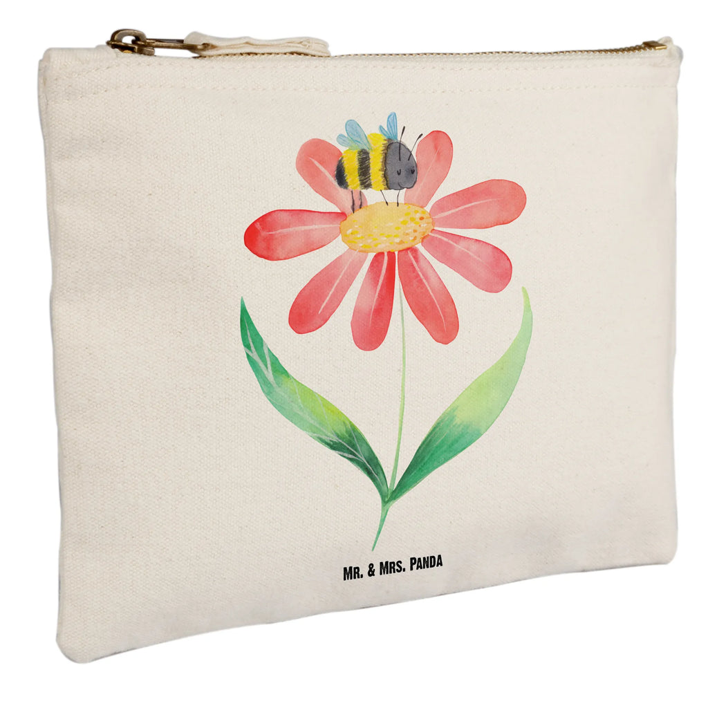 Schminktasche Hummel Blume Schminktasche, Kosmetiktasche, Kosmetikbeutel, Stiftemäppchen, Etui, Federmappe, Makeup, XXL, Schminketui, Kosmetiketui, Schlamperetui, Tiermotive, Gute Laune, lustige Sprüche, Tiere, Hummel, Blume, Wespe, Flauschig, Natur, Feld, Hummeln, Biene