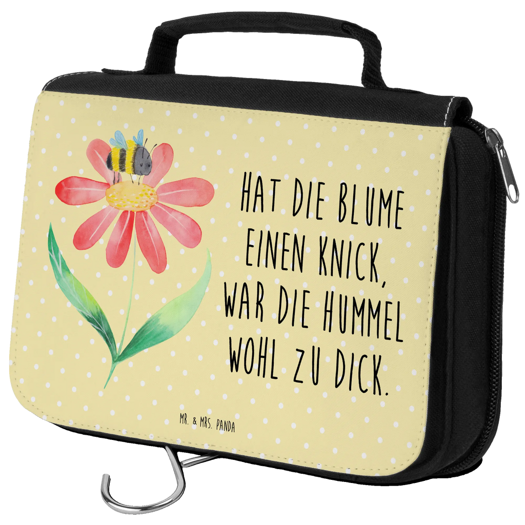 Kulturbeutel Hummel Blume Kulturbeutel, Zum Aufhängen, Waschtasche, Kosmetiktasche, Damen, Herren, Aufbewahrungstasche, Schminktasche, Kosmetikbeutel, Organizer, Kulturtasche, Schminkutensil, Tiermotive, Gute Laune, lustige Sprüche, Tiere, Hummel, Blume, Wespe, Flauschig, Natur, Feld, Hummeln, Biene