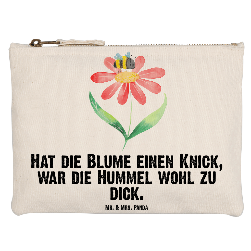 Schminktasche Hummel Blume Schminktasche, Kosmetiktasche, Kosmetikbeutel, Stiftemäppchen, Etui, Federmappe, Makeup, XXL, Schminketui, Kosmetiketui, Schlamperetui, Tiermotive, Gute Laune, lustige Sprüche, Tiere, Hummel, Blume, Wespe, Flauschig, Natur, Feld, Hummeln, Biene