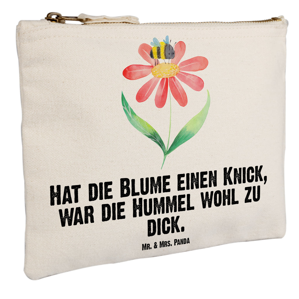 Schminktasche Hummel Blume Schminktasche, Kosmetiktasche, Kosmetikbeutel, Stiftemäppchen, Etui, Federmappe, Makeup, XXL, Schminketui, Kosmetiketui, Schlamperetui, Tiermotive, Gute Laune, lustige Sprüche, Tiere, Hummel, Blume, Wespe, Flauschig, Natur, Feld, Hummeln, Biene