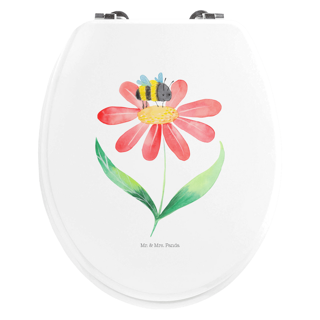 Motiv WC Sitz Hummel Blume Klobrille, Klodeckel, Toilettendeckel, WC-Sitz, Toilette, Tiermotive, Gute Laune, lustige Sprüche, Tiere, Hummel, Blume, Wespe, Flauschig, Natur, Feld, Hummeln, Biene