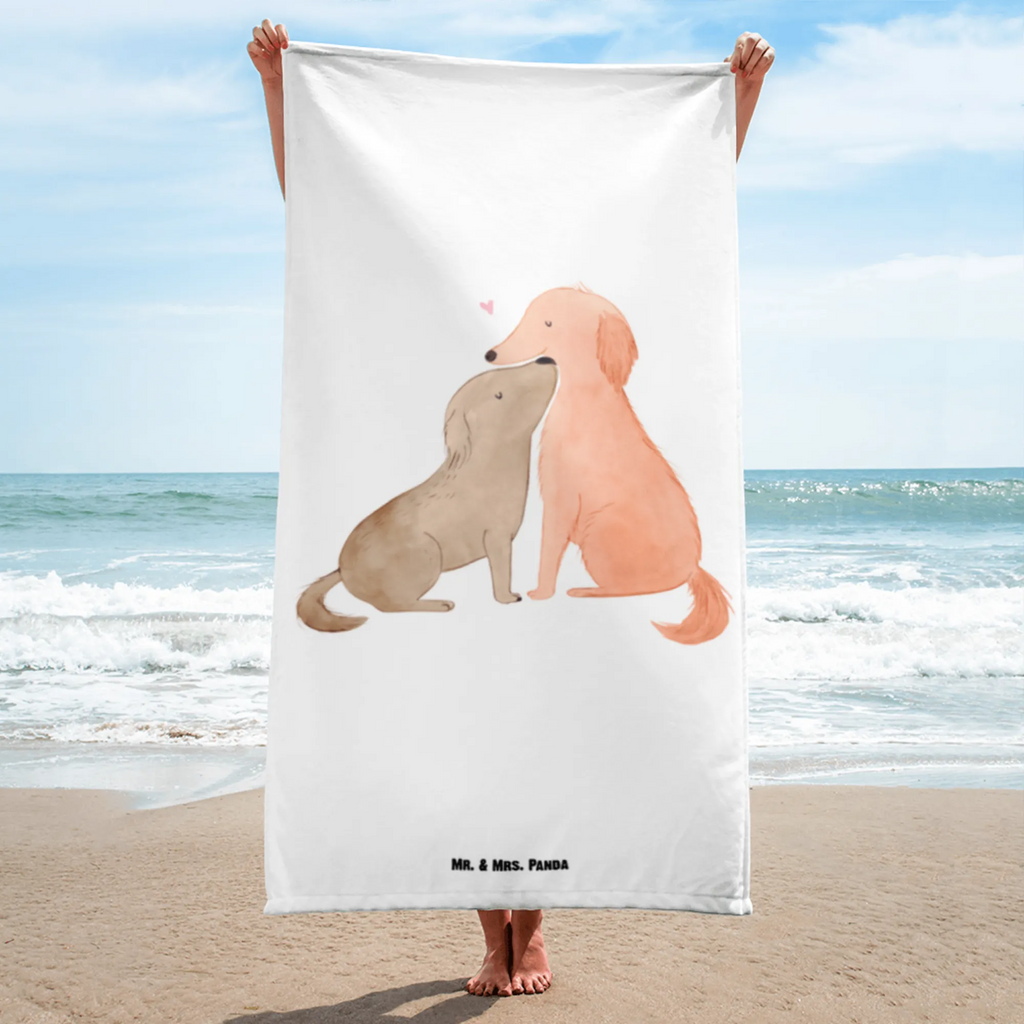 XL Badehandtuch Hunde Liebe Handtuch, Badetuch, Duschtuch, Strandtuch, Saunatuch, Hund, Hundemotiv, Haustier, Hunderasse, Tierliebhaber, Hundebesitzer, Sprüche, Liebe, Hund. Hunde, Kuss, Vertrauen, Kuscheln, Herz