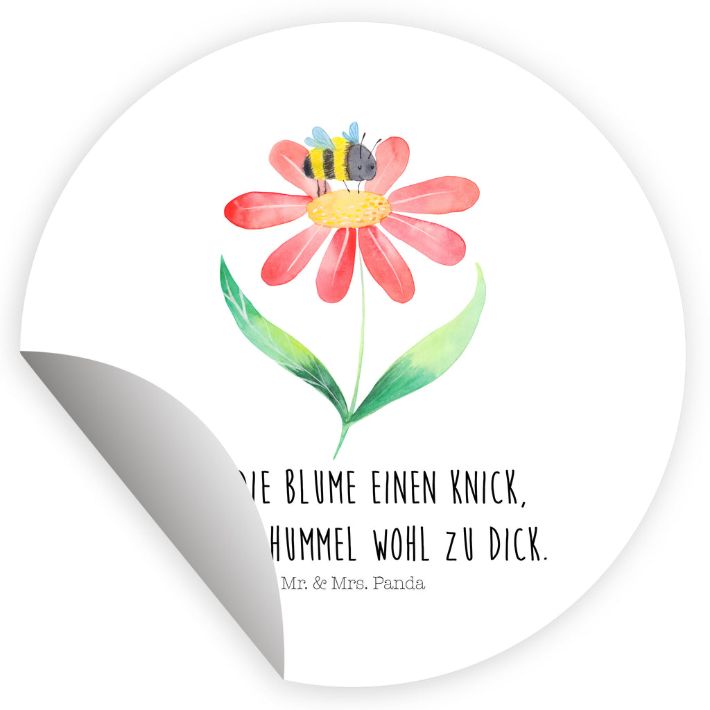 Rund Aufkleber Hummel Blume Sticker, Aufkleber, Etikett, Tiermotive, Gute Laune, lustige Sprüche, Tiere, Hummel, Blume, Wespe, Flauschig, Natur, Feld, Hummeln, Biene