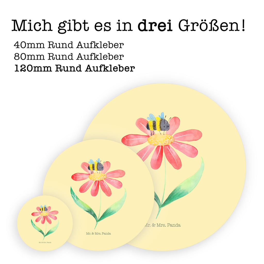 Rund Aufkleber Hummel Blume Sticker, Aufkleber, Etikett, Tiermotive, Gute Laune, lustige Sprüche, Tiere, Hummel, Blume, Wespe, Flauschig, Natur, Feld, Hummeln, Biene