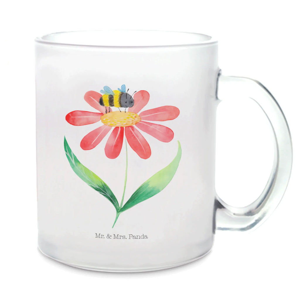 Teetasse Hummel Blume Teetasse, Teeglas, Teebecher, Tasse mit Henkel, Tasse, Glas Teetasse, Teetasse aus Glas, Tiermotive, Gute Laune, lustige Sprüche, Tiere, Hummel, Blume, Wespe, Flauschig, Natur, Feld, Hummeln, Biene