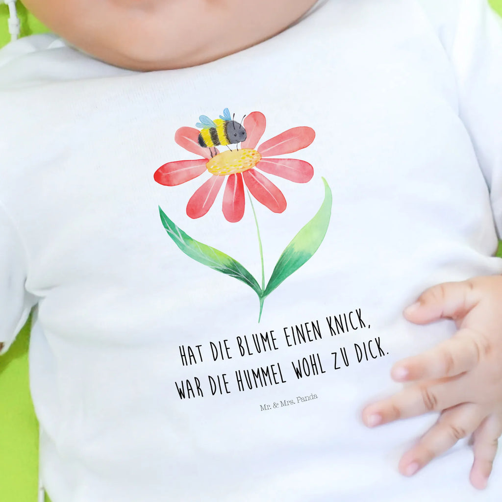 Organic Baby Shirt Hummel Blume Baby T-Shirt, Jungen Baby T-Shirt, Mädchen Baby T-Shirt, Shirt, Tiermotive, Gute Laune, lustige Sprüche, Tiere, Hummel, Blume, Wespe, Flauschig, Natur, Feld, Hummeln, Biene