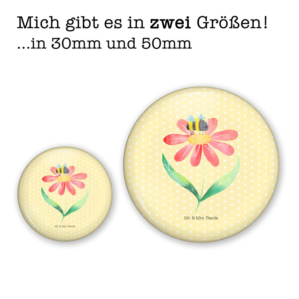 Button Hummel Blume 50mm Button, Button, Pin, Anstecknadel, Tiermotive, Gute Laune, lustige Sprüche, Tiere, Hummel, Blume, Wespe, Flauschig, Natur, Feld, Hummeln, Biene