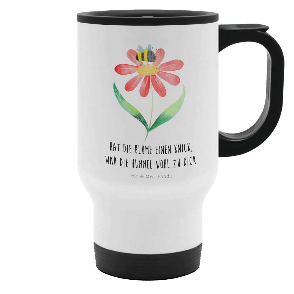 Thermobecher Hummel Blume Thermobecher, To Go Becher, Thermotasse, Kaffeebecher, Isolierbecher, Thermobecher To Go, Warmhaltetasse, Edelstahlbecher, Reisebecher, Tasse mit Deckel, Thermobecher für 400 ml, Kaffeetasse zum Mitnehmen, Tasse zum Mitnehmen, Spülmaschinenfest, Tiermotive, Gute Laune, lustige Sprüche, Tiere, Hummel, Blume, Wespe, Flauschig, Natur, Feld, Hummeln, Biene