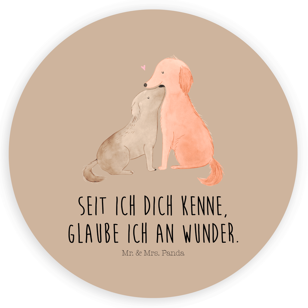 Rund Aufkleber Hunde Liebe Sticker, Aufkleber, Etikett, Hund, Hundemotiv, Haustier, Hunderasse, Tierliebhaber, Hundebesitzer, Sprüche, Liebe, Hund. Hunde, Kuss, Vertrauen, Kuscheln, Herz