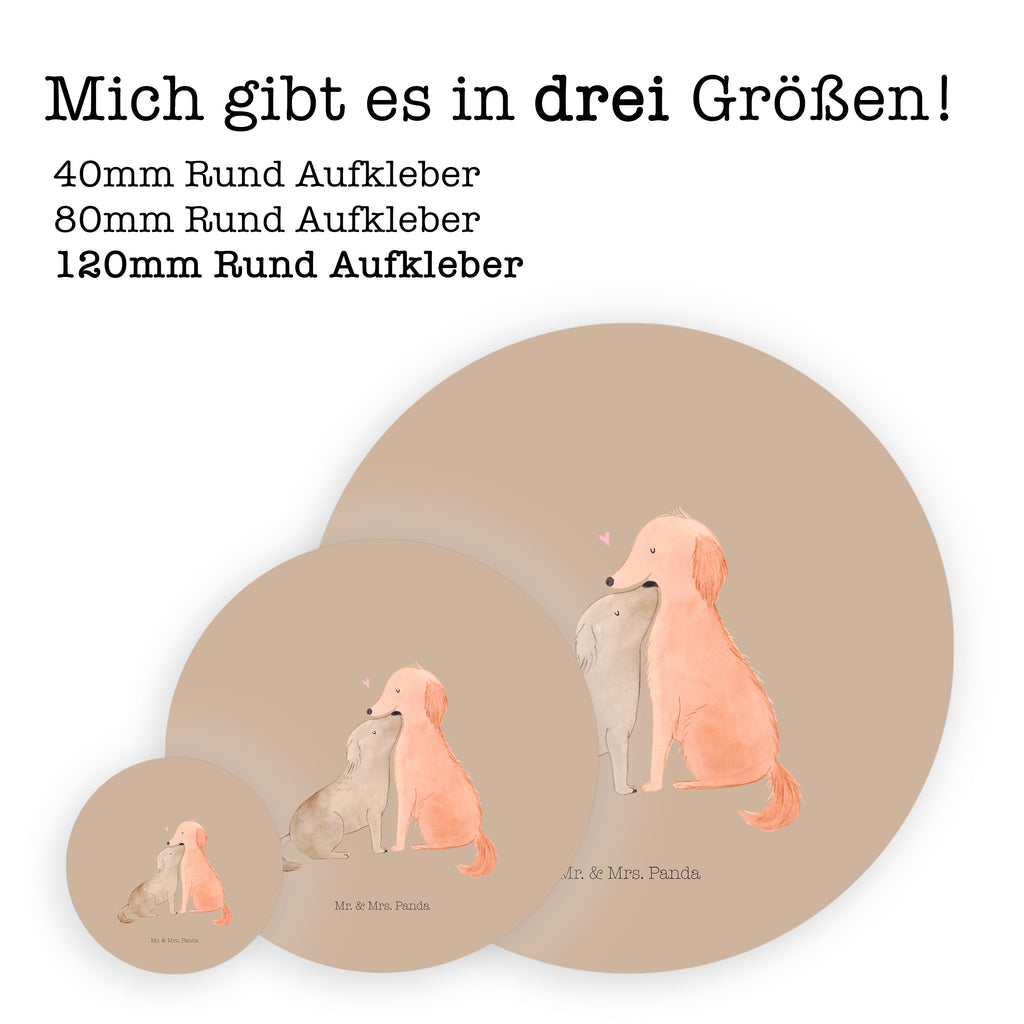 Rund Aufkleber Hunde Liebe Sticker, Aufkleber, Etikett, Hund, Hundemotiv, Haustier, Hunderasse, Tierliebhaber, Hundebesitzer, Sprüche, Liebe, Hund. Hunde, Kuss, Vertrauen, Kuscheln, Herz