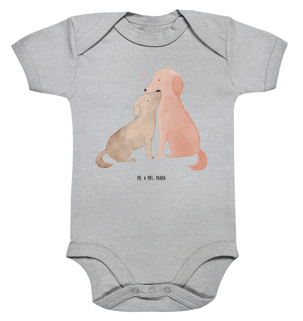 Organic Baby Body Hunde Liebe Babykleidung, Babystrampler, Strampler, Wickelbody, Baby Erstausstattung, Junge, Mädchen, Hund, Hundemotiv, Haustier, Hunderasse, Tierliebhaber, Hundebesitzer, Sprüche, Liebe, Hund. Hunde, Kuss, Vertrauen, Kuscheln, Herz