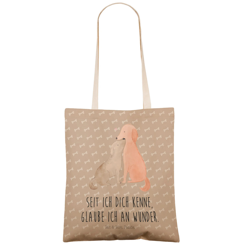 Einkaufstasche Hunde Liebe Tragetasche, Tasche, Beutel, Stofftasche, Baumwolltasche, Umhängetasche, Shopper, Einkaufstasche, Beuteltasche, Hund, Hundemotiv, Haustier, Hunderasse, Tierliebhaber, Hundebesitzer, Sprüche, Liebe, Hund. Hunde, Kuss, Vertrauen, Kuscheln, Herz