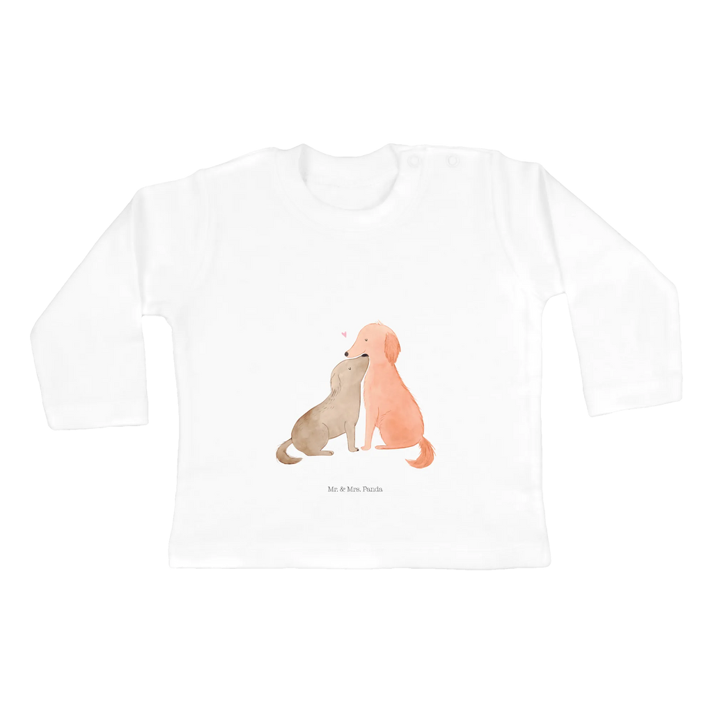 Baby Longsleeve Hunde Liebe Mädchen, Jungen, Baby, Longsleeve, Langarm, Bio, Kleidung, uni, Langarmshirt, Hund, Hundemotiv, Haustier, Hunderasse, Tierliebhaber, Hundebesitzer, Sprüche, Liebe, Hund. Hunde, Kuss, Vertrauen, Kuscheln, Herz