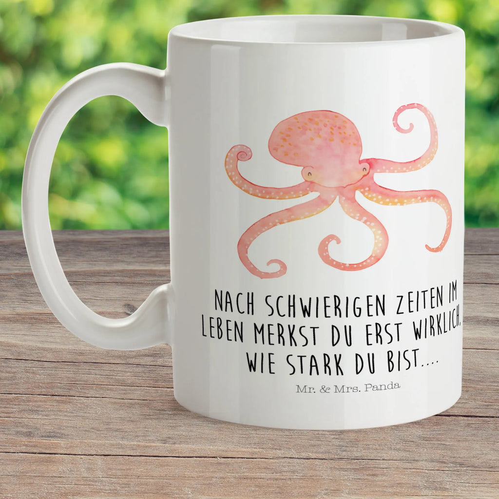 Kindertasse Tintenfisch Kindertasse, Kinder Tasse, Kunststoff Tasse, Kindergarten Tasse, Trinkbecher, Camping Becher, Kaffeetasse, Kunststoffbecher, Kindergartenbecher, Outdoorgeschirr, Kunststoffgeschirr, Reisebecher, Reisetasse, Kinderbecher, Bruchfeste Tasse, Bruchsichere Tasse, Plastik Tasse, Plastiktasse, Tiermotive, Gute Laune, lustige Sprüche, Tiere, Meer, Meerestier, Krake, Tintenfisch, Arme, Wasser, Ozean