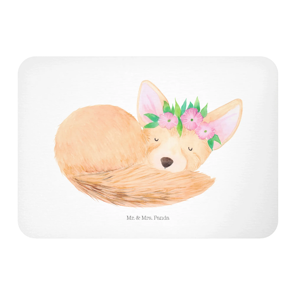 Magnet Wüstenfuchs Blumen Kühlschrankmagnet, Pinnwandmagnet, Souvenir Magnet, Motivmagnete, Dekomagnet, Whiteboard Magnet, Notiz Magnet, Kühlschrank Dekoration, Afrika, Wildtiere, Wüste, Wüstenfuchs, Blumen, Blumenkranz, Glücklich