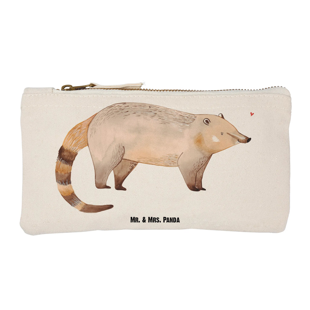 Schminktasche Nasenbär Schminktasche, Kosmetiktasche, Kosmetikbeutel, Stiftemäppchen, Etui, Federmappe, Makeup, XXL, Schminketui, Kosmetiketui, Schlamperetui, Tiermotive, Gute Laune, lustige Sprüche, Tiere, Nasenbär, Nasenbären, Rüsselbär, Bär