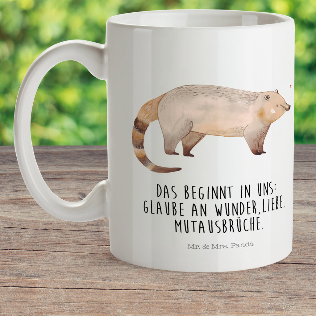 Kindertasse Nasenbär Kindertasse, Kinder Tasse, Kunststoff Tasse, Kindergarten Tasse, Trinkbecher, Camping Becher, Kaffeetasse, Kunststoffbecher, Kindergartenbecher, Outdoorgeschirr, Kunststoffgeschirr, Reisebecher, Reisetasse, Kinderbecher, Bruchfeste Tasse, Bruchsichere Tasse, Plastik Tasse, Plastiktasse, Tiermotive, Gute Laune, lustige Sprüche, Tiere, Nasenbär, Nasenbären, Rüsselbär, Bär