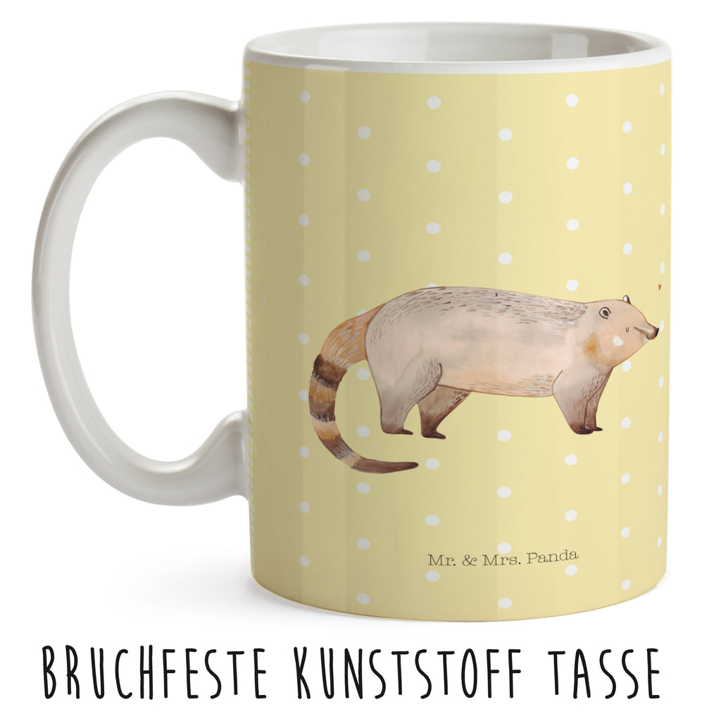 Kindertasse Nasenbär Kindertasse, Kinder Tasse, Kunststoff Tasse, Kindergarten Tasse, Trinkbecher, Camping Becher, Kaffeetasse, Kunststoffbecher, Kindergartenbecher, Outdoorgeschirr, Kunststoffgeschirr, Reisebecher, Reisetasse, Kinderbecher, Bruchfeste Tasse, Bruchsichere Tasse, Plastik Tasse, Plastiktasse, Tiermotive, Gute Laune, lustige Sprüche, Tiere, Nasenbär, Nasenbären, Rüsselbär, Bär