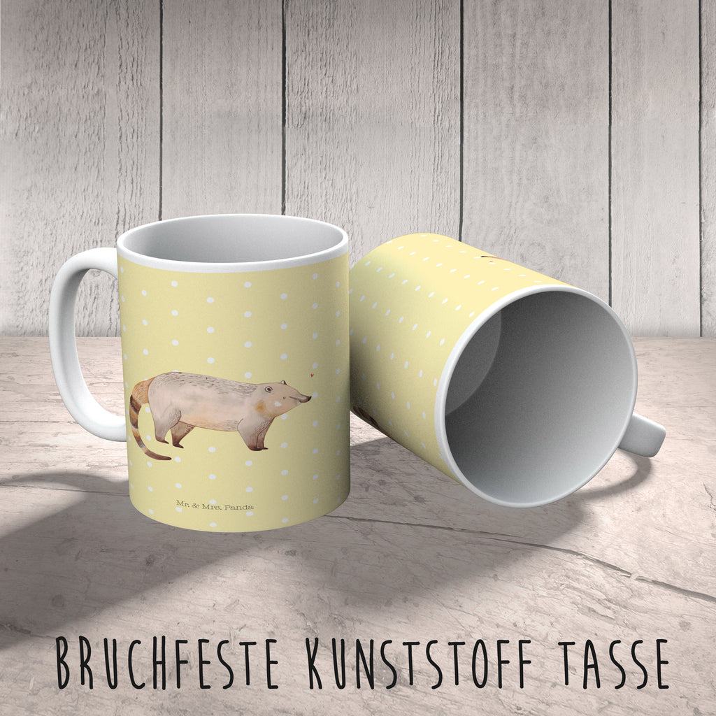 Kindertasse Nasenbär Kindertasse, Kinder Tasse, Kunststoff Tasse, Kindergarten Tasse, Trinkbecher, Camping Becher, Kaffeetasse, Kunststoffbecher, Kindergartenbecher, Outdoorgeschirr, Kunststoffgeschirr, Reisebecher, Reisetasse, Kinderbecher, Bruchfeste Tasse, Bruchsichere Tasse, Plastik Tasse, Plastiktasse, Tiermotive, Gute Laune, lustige Sprüche, Tiere, Nasenbär, Nasenbären, Rüsselbär, Bär