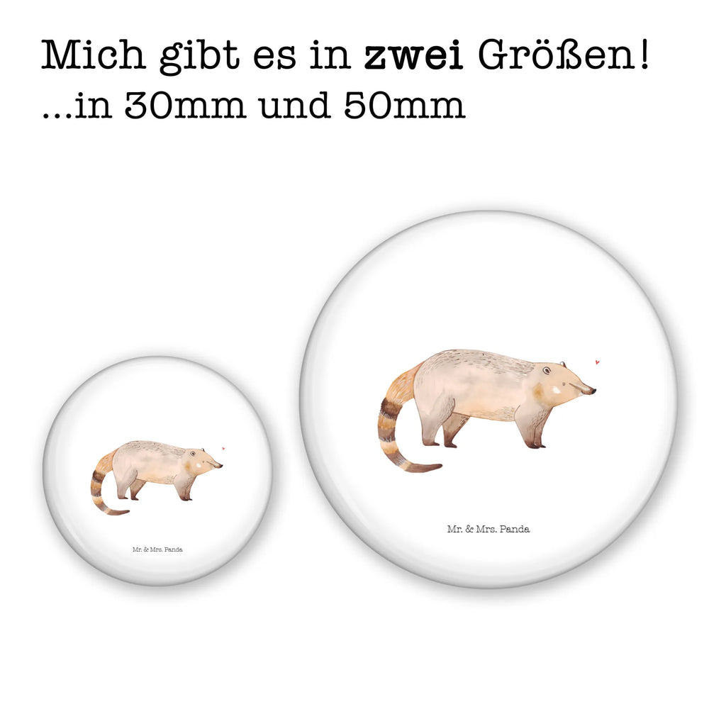 Button Nasenbär 50mm Button, Button, Pin, Anstecknadel, Tiermotive, Gute Laune, lustige Sprüche, Tiere, Nasenbär, Nasenbären, Rüsselbär, Bär