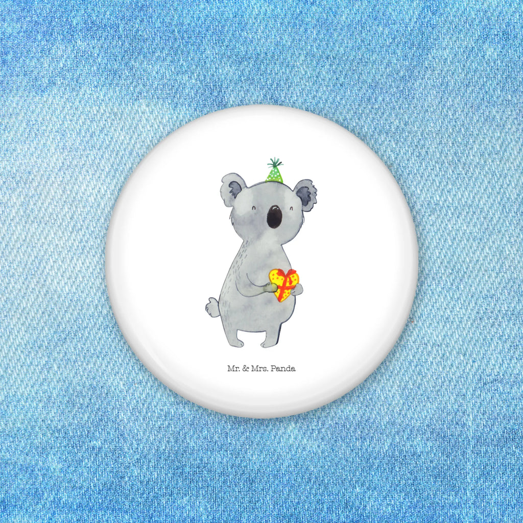 Button Koala Geschenk 50mm Button, Button, Pin, Anstecknadel, Koala, Koalabär, Geschenk, Geburtstag, Party