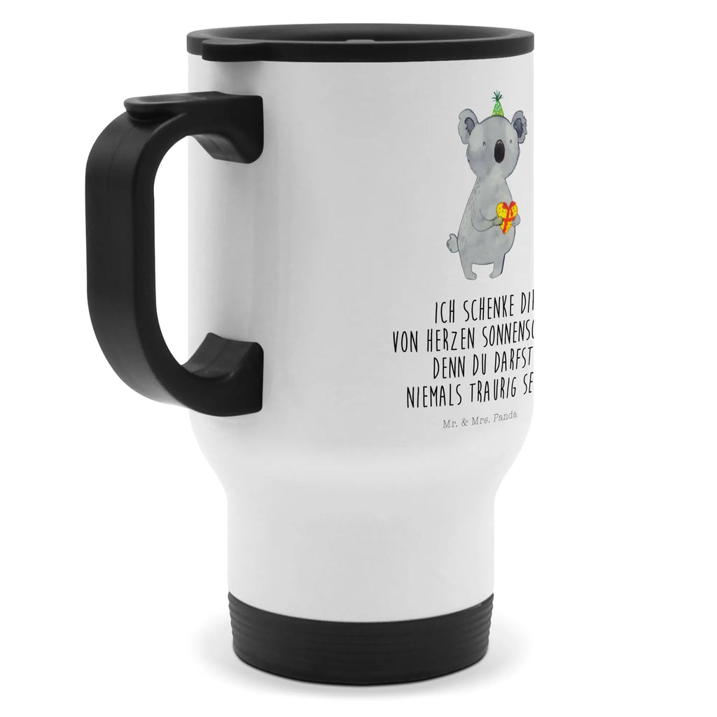 Thermobecher Koala Geschenk Thermobecher, To Go Becher, Thermotasse, Kaffeebecher, Isolierbecher, Thermobecher To Go, Warmhaltetasse, Edelstahlbecher, Reisebecher, Tasse mit Deckel, Thermobecher für 400 ml, Kaffeetasse zum Mitnehmen, Tasse zum Mitnehmen, Spülmaschinenfest, Koala, Koalabär, Geschenk, Geburtstag, Party