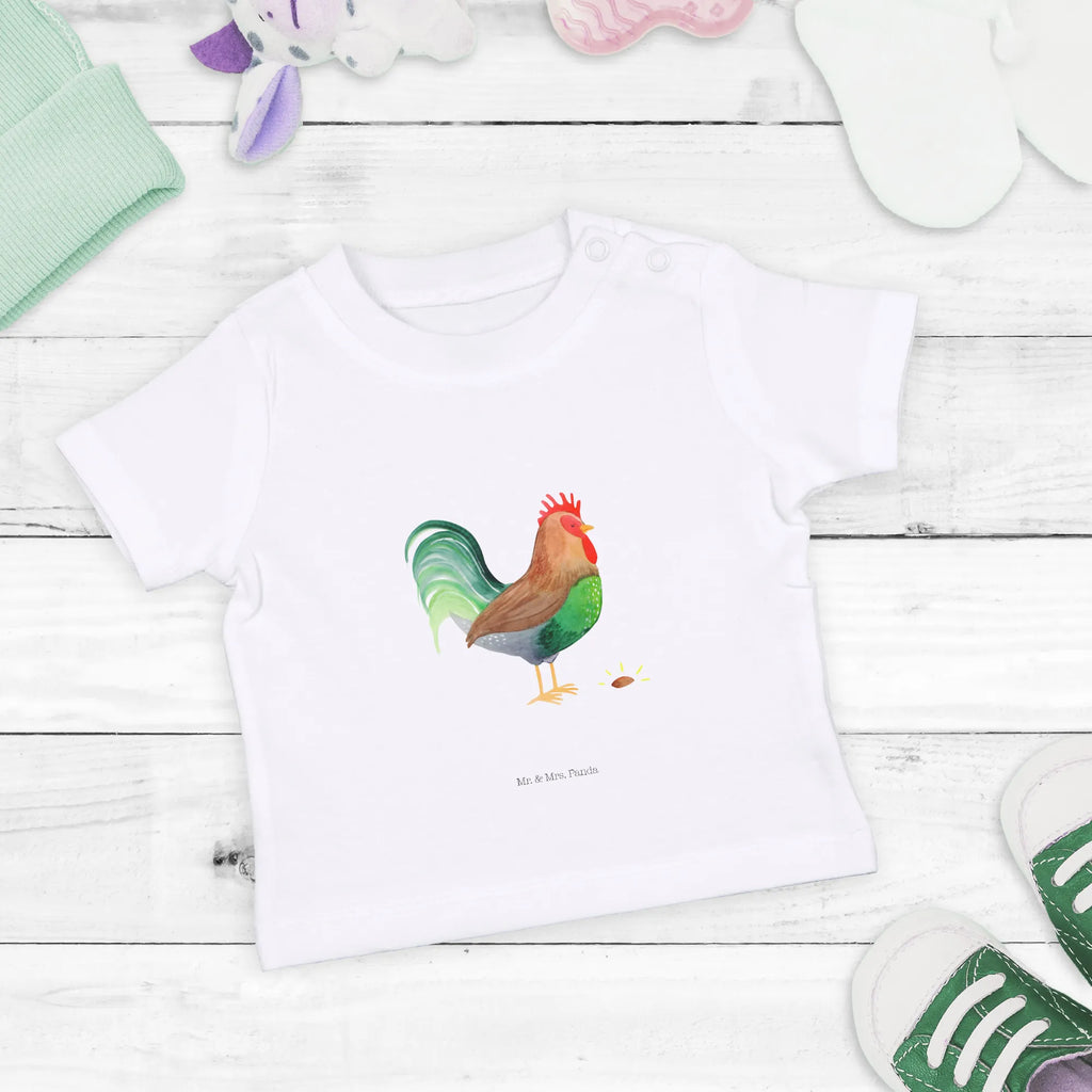 Organic Baby Shirt Hahn Korn Baby T-Shirt, Jungen Baby T-Shirt, Mädchen Baby T-Shirt, Shirt, Bauernhof, Hoftiere, Landwirt, Landwirtin, Hahn, Korn, Henne, Eier, Natur