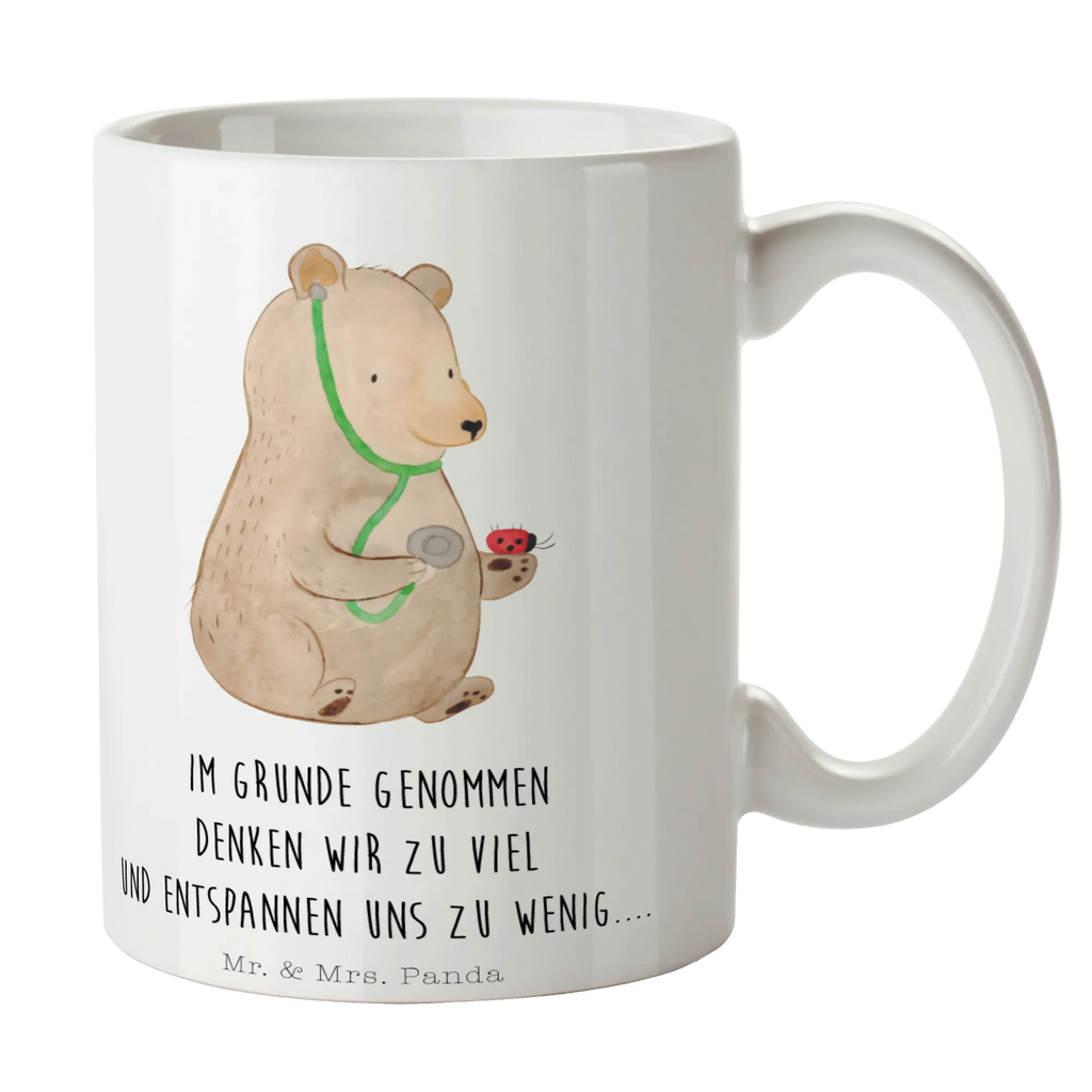 Tasse Bär Arzt Tasse, Kaffeetasse, Teetasse, Becher, Kaffeebecher, Teebecher, Keramiktasse, Porzellantasse, Büro Tasse, Geschenk Tasse, Tasse Sprüche, Tasse Motive, Kaffeetassen, Tasse bedrucken, Designer Tasse, Cappuccino Tassen, Schöne Teetassen, Bär, Teddy, Teddybär, Arzt, Ärztin, Doktor, Professor, Doktorin, Professorin