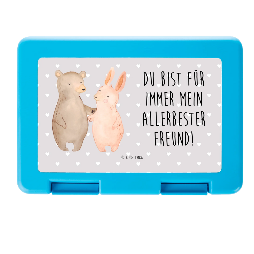 Brotdose Bär Hase Umarmen Brotbox, Snackbox, Lunch box, Butterbrotdose, Brotzeitbox, Liebe, Partner, Freund, Freundin, Ehemann, Ehefrau, Heiraten, Verlobung, Heiratsantrag, Liebesgeschenk, Jahrestag, Hocheitstag, Freunde, bester Freund, Hase, Bär, Bärchen, best friends