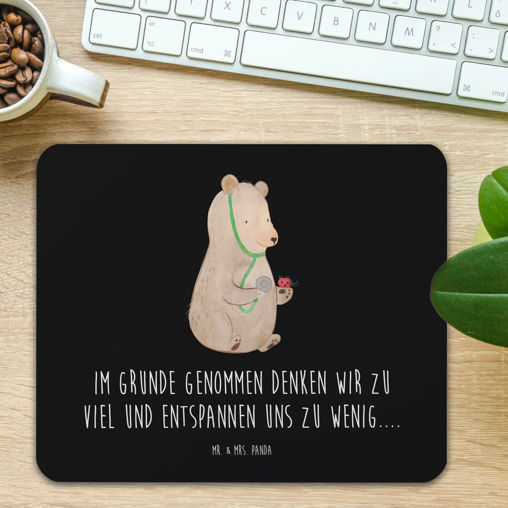 Mauspad Bär Arzt Mousepad, Computer zubehör, Büroausstattung, PC Zubehör, Arbeitszimmer, Mauspad, Einzigartiges Mauspad, Designer Mauspad, Mausunterlage, Mauspad Büro, Bär, Teddy, Teddybär, Arzt, Ärztin, Doktor, Professor, Doktorin, Professorin