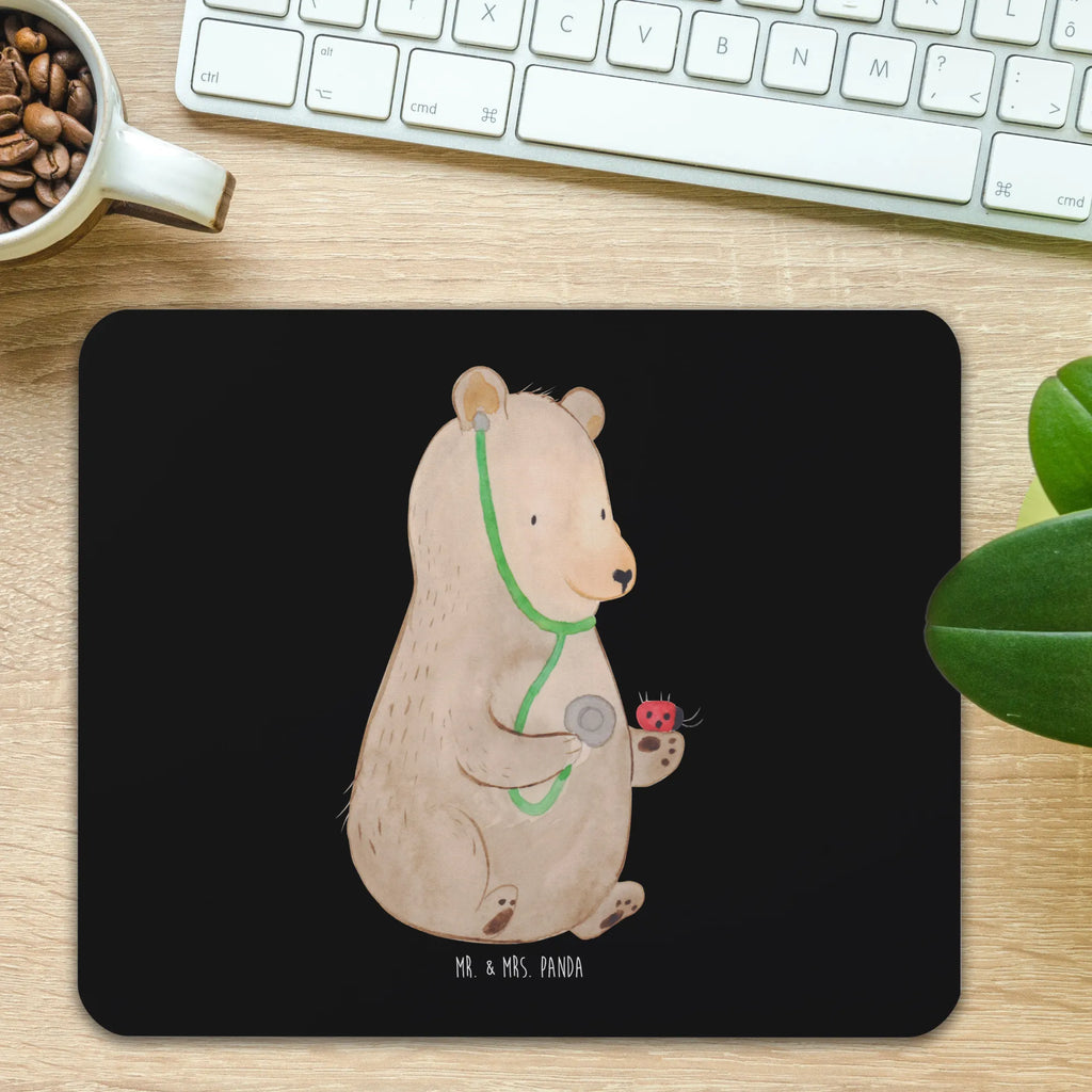 Mauspad Bär Arzt Mousepad, Computer zubehör, Büroausstattung, PC Zubehör, Arbeitszimmer, Mauspad, Einzigartiges Mauspad, Designer Mauspad, Mausunterlage, Mauspad Büro, Bär, Teddy, Teddybär, Arzt, Ärztin, Doktor, Professor, Doktorin, Professorin